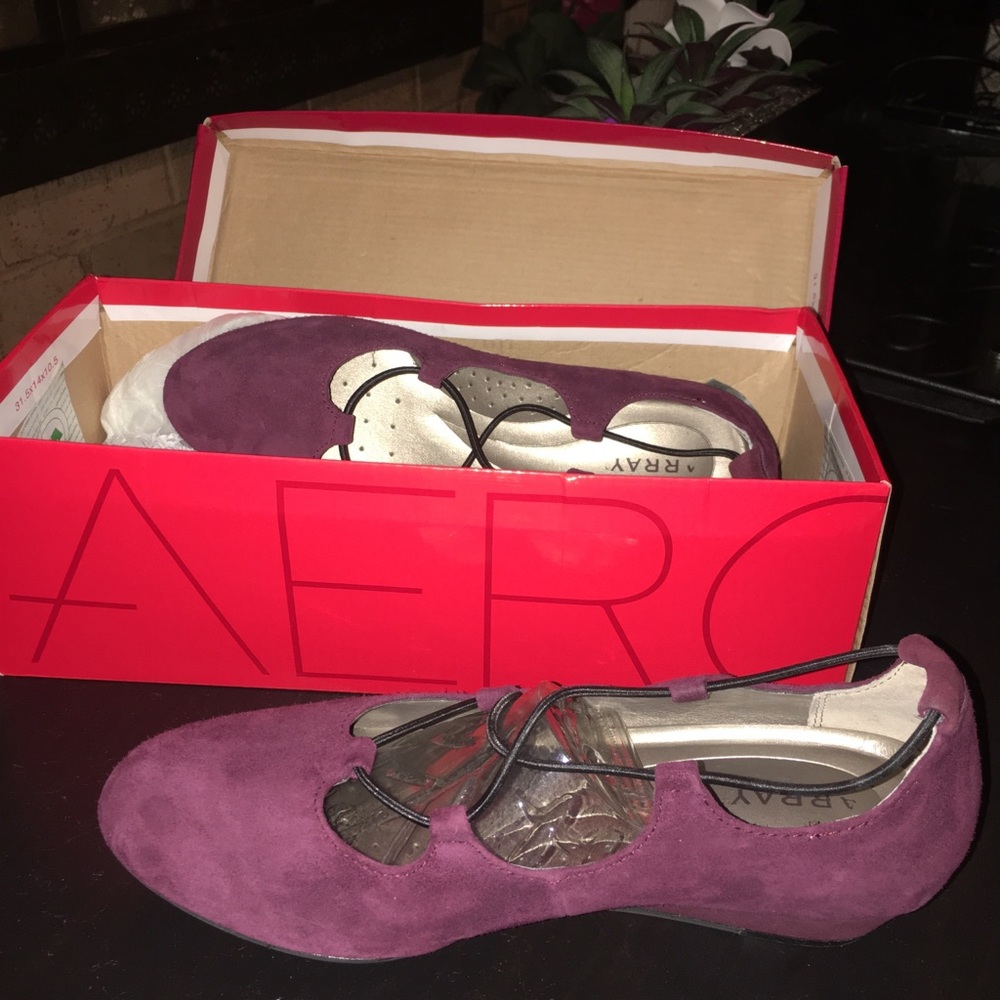 Purple flats